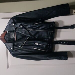 Levi's women vegan leather jacket Size S
